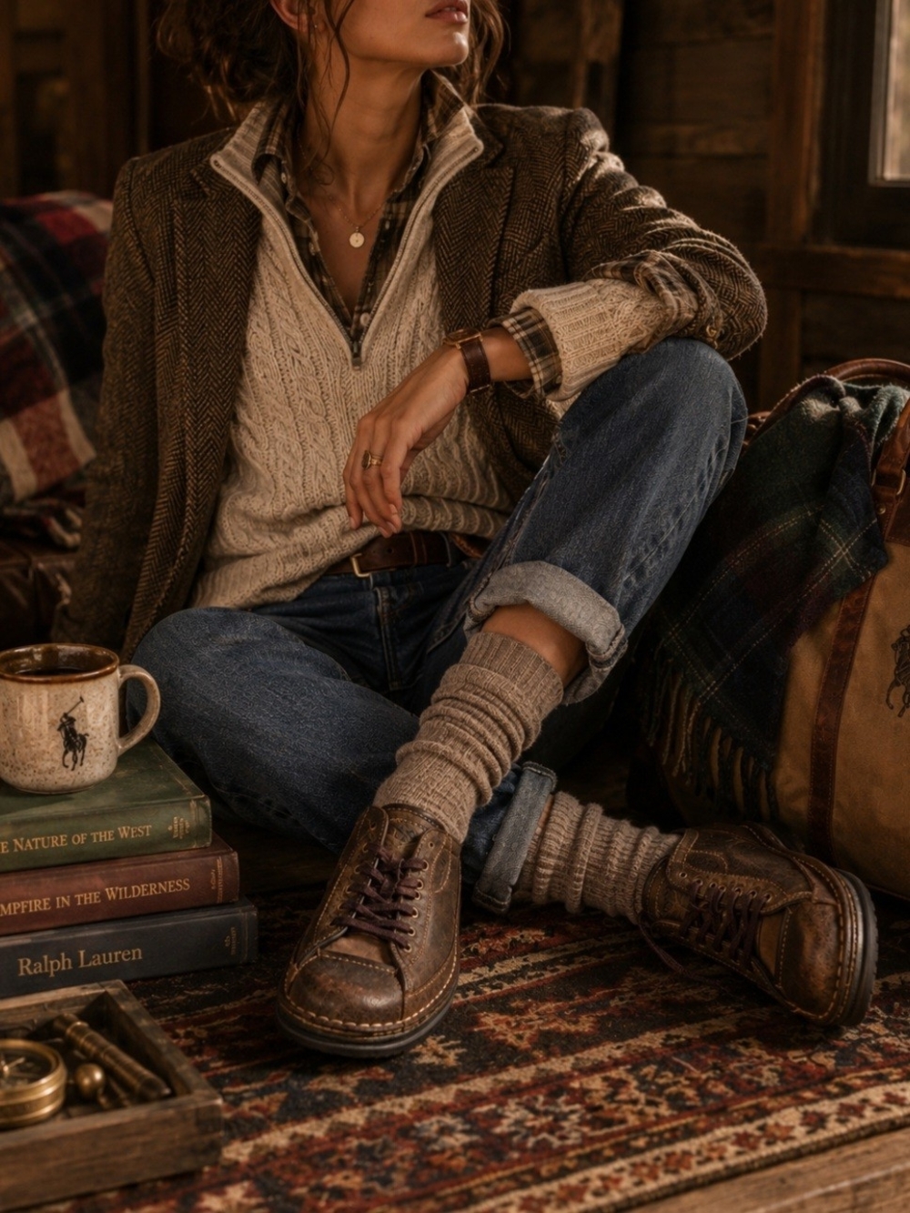 Clarks Brown Leather Lace Up Comfortable Shoes | Oxfords Dark Academia Boho
